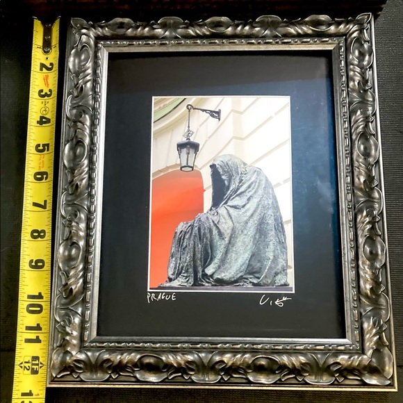 Custom Framed Grim Reaper Death Statue Art Prague - Picture 6 of 11